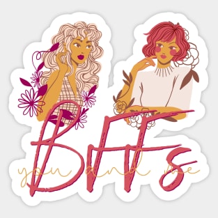 Sisterhood BFFs Best Friends Forever Sticker